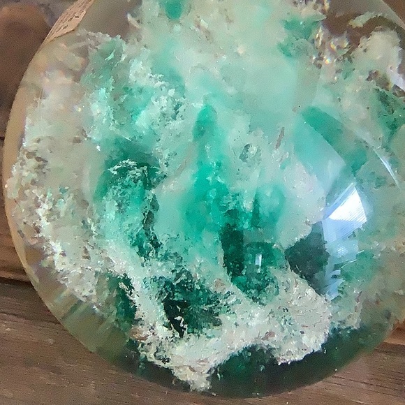 Daisyglas Vintage Dusty Moonstones Paperweight - Picture 3 of 6